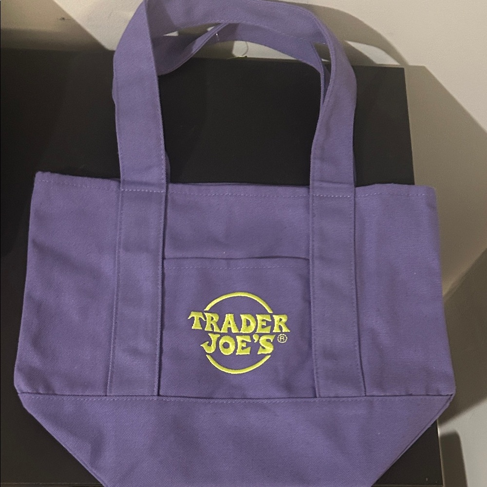 2025 Trader Joe's Purple Tote Bag